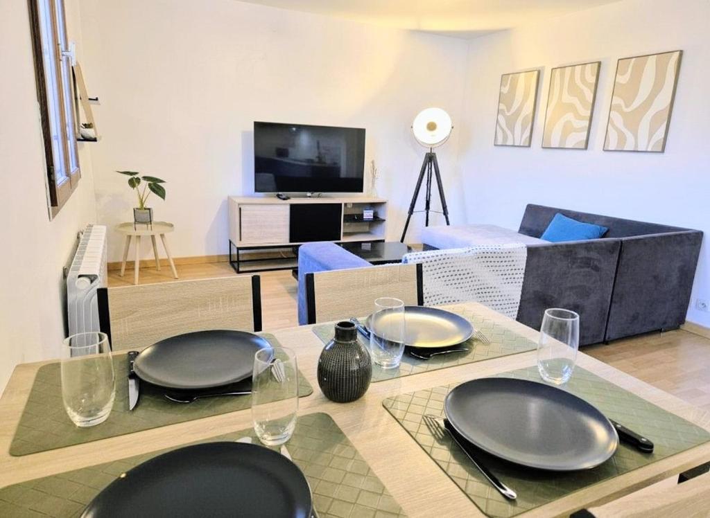 Intérieur soigné d'un logement